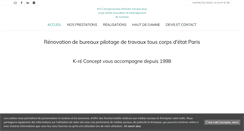 Desktop Screenshot of kreconcept.fr