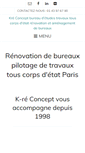 Mobile Screenshot of kreconcept.fr