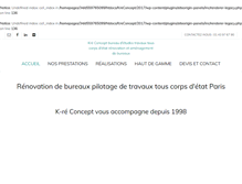 Tablet Screenshot of kreconcept.fr